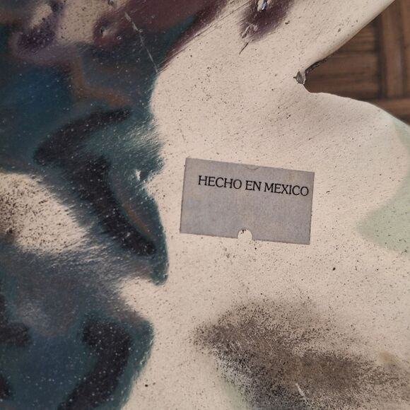 Pewter Pineapple Shaped Serving Tray Large Bowl Hand Hammered in Mexico Vintage - Picture 7 of 11